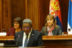 7. фебруар 2017. Посебна седница Одбора за спољне послове - обраћање председника Народне скупштине Републике Мадагаскар